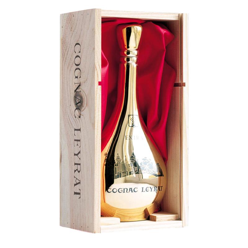 LEYRAT COGNAC - EXTRA - GOLD PORCELAINE Btl 70
