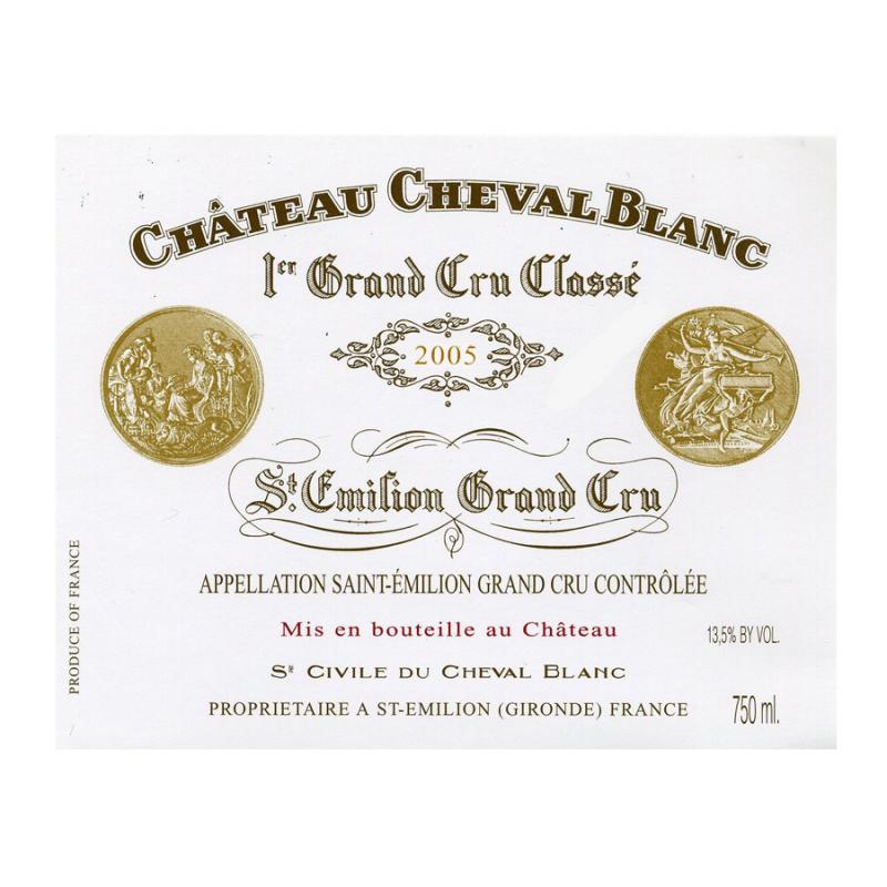 CH&Acirc;TEAU CHEVAL BLANC CHATEAU CHEVAL BLANC - 1ER GRAND CRU CLASSE A - 2005 Btl 75