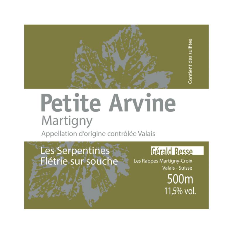 G&Eacute;RALD BESSE PETITE ARVINE - FLETRIE - LES SERPENTINES - 2013 Btl 50