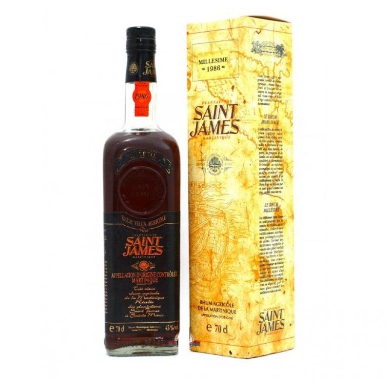 SAINT-JAMES RHUM - 1986 Btl 70