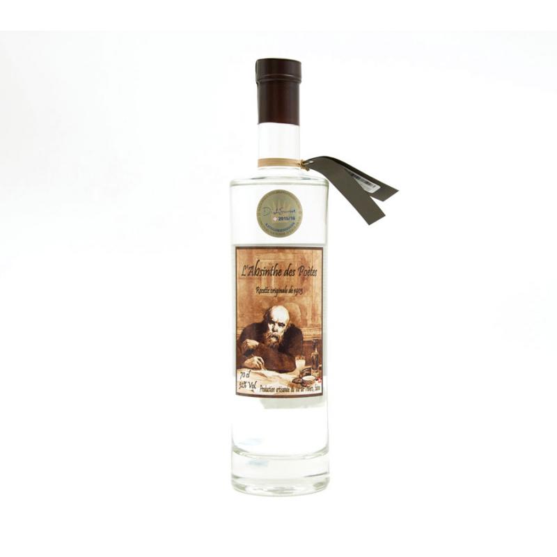 DISTILLERIE DU VAL-DE-TRAVERS LIQUEUR - ABSINTHE - PO&Egrave;TES - BLANCHE Btl 20
