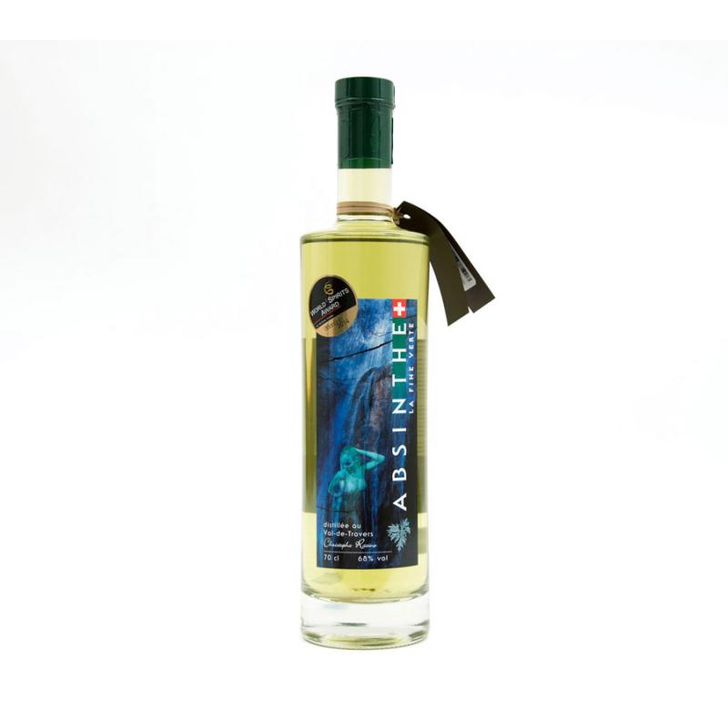 DISTILLERIE DU VAL-DE-TRAVERS LIQUEUR - ABSINTHE - FINE - VERTE Btl 70