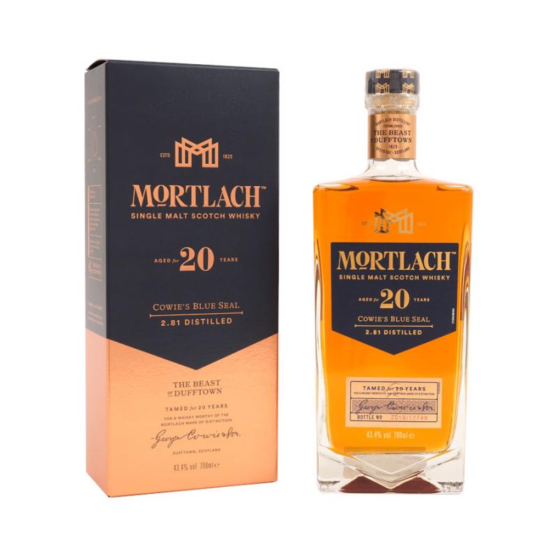 MORTLACH WHISKY - COWIE'S BLUE SEAL - 20 ANS Btl 70