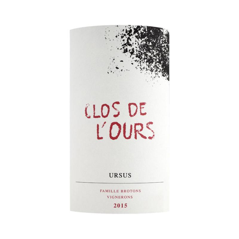 CLOS DE L'OURS URSUS - ROUGE 2015 Btl 75