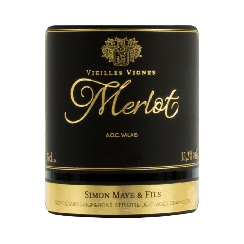 SIMON MAYE ET FILS MERLOT - VIEILLES VIGNES - 2017 Btl 75