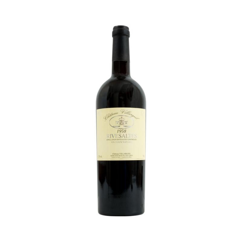 CH&Acirc;TEAU VILLARGEIL VDN - RIVESALTES - ROUGE - 1938 Btl 75