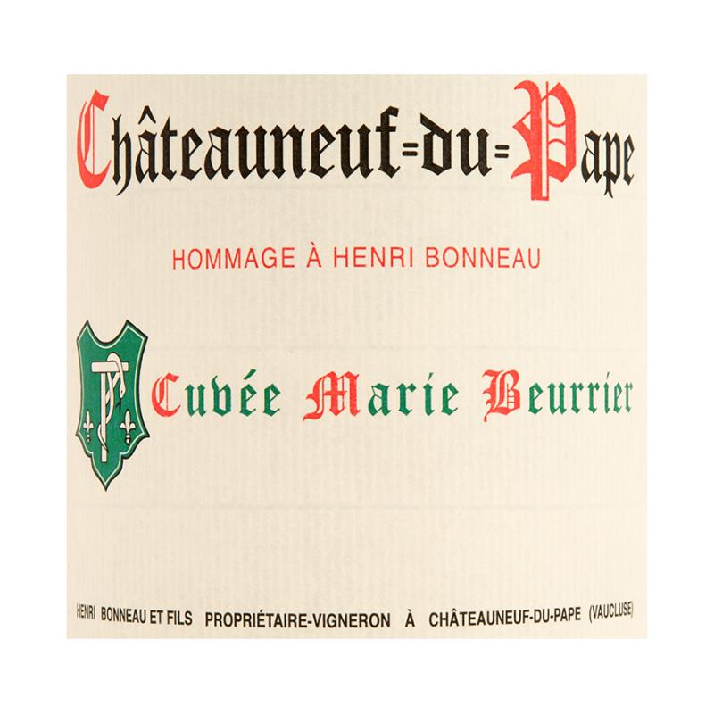 HENRI BONNEAU CUV&Eacute;E MARIE BEURRIER - HOMMAGE &Agrave; HENRI BONNEAU - 2014 - MAGNUM Btl 150