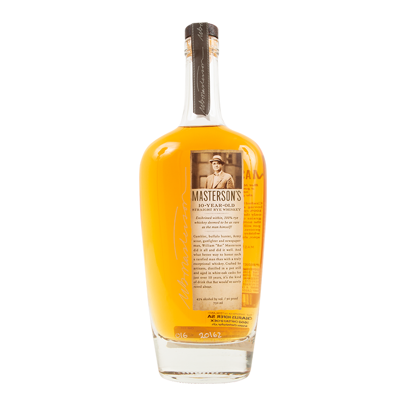 MASTERSON'S RYE WHISKEY - BATCH  N&deg;16 - 10 ANS Btl 70